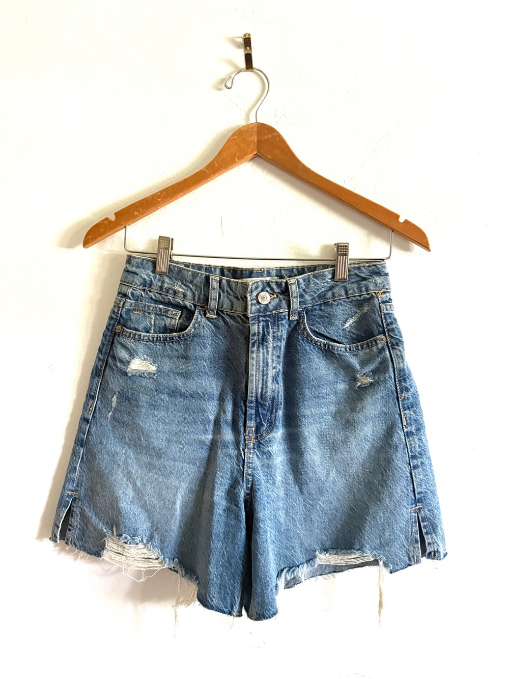 Zara denim shorts